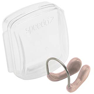 Speedo Pinze per naso unisex da allenamento, colore beige, taglia unica
