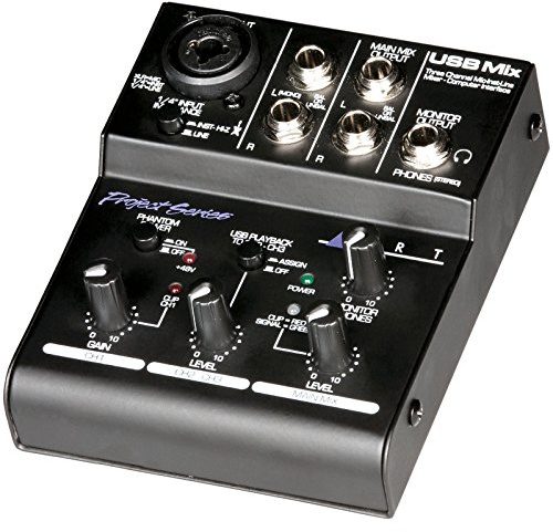 Art Pro Audio USB Mix 3-Channel Mixer and USB Audio Interface