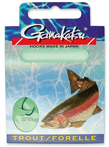 Gamakatsu Gebundene Haken BKD- 2210S Forelle, Gr. 10