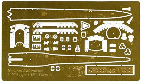 Mirage Hobby 011 40412 - Modellbausatz U-Boot VIIC Turm II PE Set