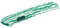 Unger Monsoon Strip (Bezug, Länge 25 cm, Farbe Grün/Weiß, Reinigungsartikel, geeignet für die Fensterreinigung, Reinigung) MS250