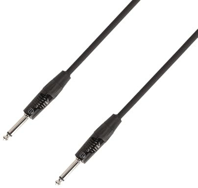 Adam Hall Cables 4 STAR IPP 0150 - Câble Instrument REAN Jack 6,35 mm mono vers Jack 6,35 mm mono 1,5 m