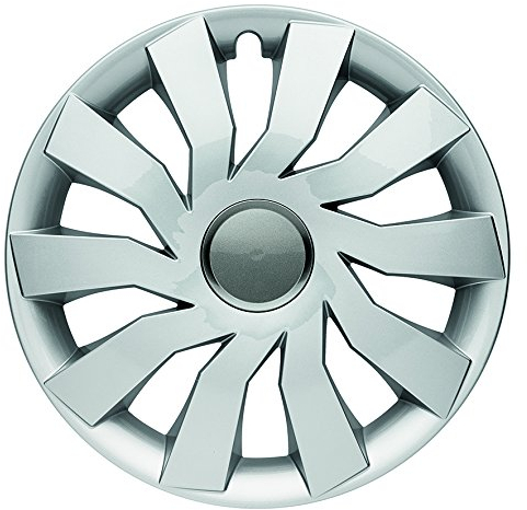 Albrecht Rock silber/grau 16 Zoll Radkappen für Stahlfelgen, Radzierblenden Made in EU - Nur echt in Albrecht Verpackung