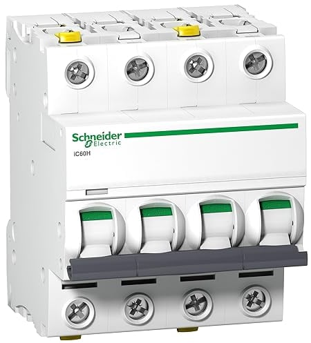 Schneider Electric A9F07432 Interruttore di circuito iC60H, 4P, 32A, C caratteristiche