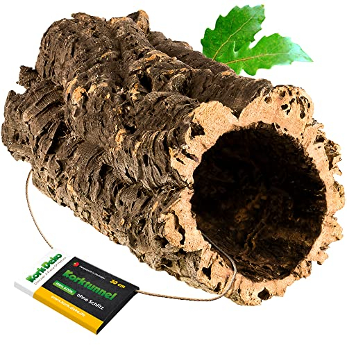 Korkrinde | Korkröhre | Korktunnel | gereinigt & desinfiziert 30 cm lang, D=11-14 cm (Innen)