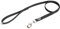 IDC Color & Gray gumierte Leine, 14 mm x 1,2 m mit Schlaufe und O-ring, Schwarz-Grau