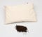 Pillow Perfect Organic Buckwheat Husk 24 X 17 Standard Size Bed Pillow, British Made, BS5852 Fire Safety Compliant