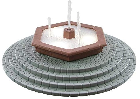 Viessmann 1316 H0 Mehrstrahliger Zierbrunnen mit LED-Beleuchtung, bewegt Fahrzeug