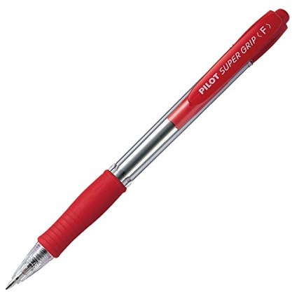 PILOT BPGP10R-F SUPERGRIP RED