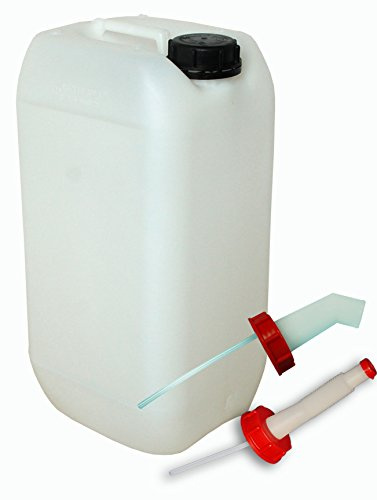Bidon de 15 l rapide naturel avec bec verseur Laus Décanter et flexible (DIN 61)
