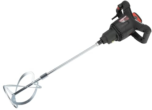 Bellota M21 - Máquina mezcladora eléctrica 2100 W 220 v enchufe tipo C-F con 2 velocidades, varilla M14 de 140 mm incluida, mezclador para mortero, cemento, resinas y pinturas