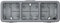 Legrand 069680 Boîtier Étanche à Embouts 3 Postes Horizontaux Plexo Composable IP55, Gris