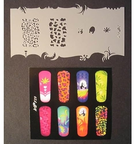 NailArt Airbrush Schablone MPF29