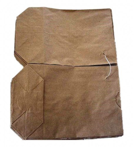 100 Kreuzbodenbeutel 23 x 37 cm braun Natron für 2,5 kg Bodenbeutel Tüten Papierbodenbeutel gefädelt