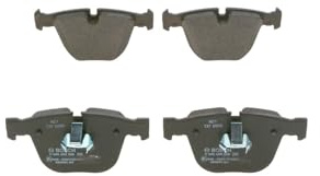 Bosch BP1215 - Brake Pads Car Rear Axle - Bosch Quality - Reduced Noise and Dust - ECE-R90 Certified - Copper-Free - 1 Set of 4 Pads