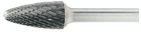 LUKAS A10101020604 HM-Frässtift F Rundbogen 10x20mm Z4 Inox