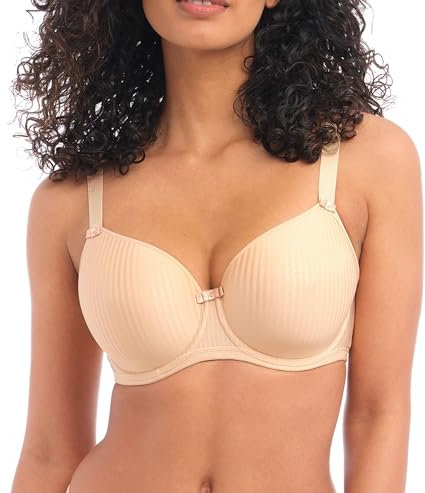 Freya Women's Idol Underwire Molded T-Shirt Bra, Opaque, Nude, 36E