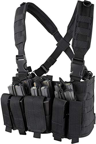 Condor Recon Chest Rig, schwarz, Adjustable-Fits Most Size People