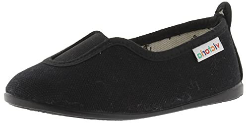 victoria Inglesas Unisex Gimnasia Lona & Elástico Central & Suela Al Tono 104857 para Niños Negro 29