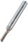 Trend CraftPro Straight Two Flute Router Cutter Bit, 1/4 Inch Shank, 3.2mm Cut Diameter & 12.mm Cut Length, Tungsten Carbide Tipped, C001BX1/4TC