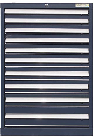 Werkzeugschrank, Schubladenschrank 10 Schubladen, blau