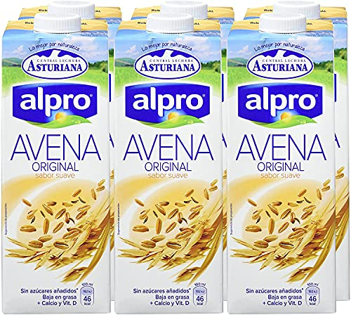 Central Lechera Asturiana Bebida de Avena, 6 x 1000 ml