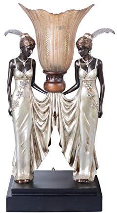 Tischleuchte Luxus pur im Art Deco Stil Tischlampe (ohne Leuchtmittel) Femme Fatale IS042 Palazzo Exklusiv