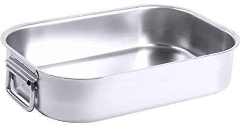 Contacto Brat tubi padella in acciaio inox 60 cm rettangolare