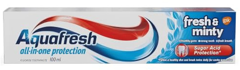 Aquafresh Y-97506-DISC Toothpaste, Fresh And Minty, 100 mL