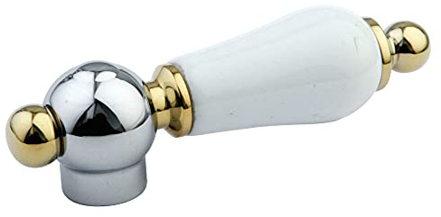 Kingston Brass KBH1604PL Cold and Hot Handle for KB1604PL, Chrome/Polished Brass