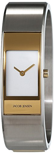 JACOB JENSEN Damen-Armbanduhr Analog Quarz Edelstahl Eclipse Item NO. 452