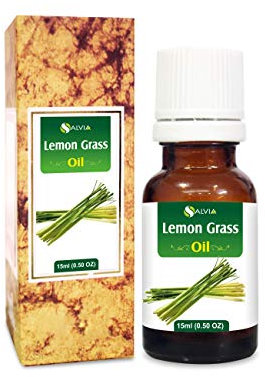 Salvia Lemon Grass Oil 100% Natural Pure Undiluted Uncut Essential Oil 15ml