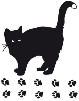 Apalis Fensterfolie Fenstertattoo Große Katze Glas-Aufkleber Frosted 55 x 43cm