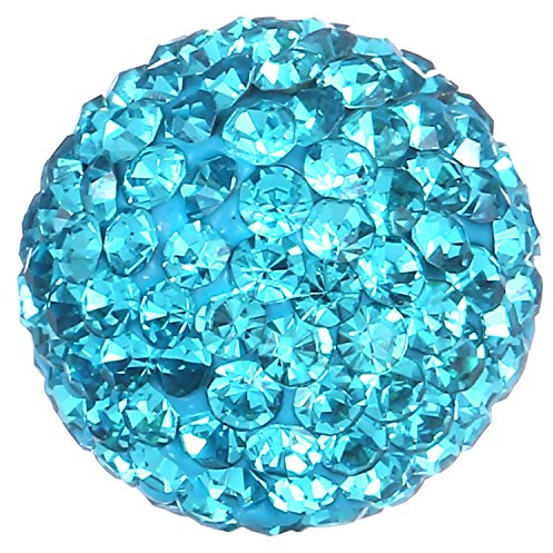 Morella Damen Engels Klangkugel Zirkonia türkis Ø 16 mm