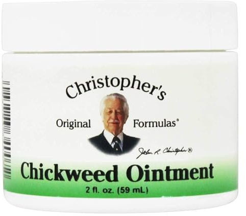 Christopher's Original Formulas Chickweed Ointment – 2 Ounce, Beeswax & Olive Oil Base