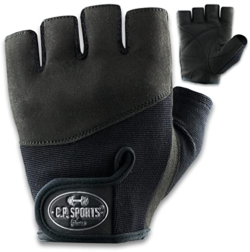 C.P. Sports Iron-Handschuh Komfort | gepolsterte Trainingshandschuhe Herren und Damen | Handschuhe für Kraftsport, Krafttraining, Bodybuilding, Gym, Fitness, Sport oder Fahrradhandschuhe | Größe XXL