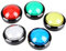 5X 60mm Botones con Forma de cúpula iluminados con LED para Juegos operados por máquina Arcade Coin (Cada Color de 1 Pieza)