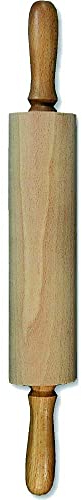 T&G 6135 Rolling Pin with Revolving Centre in FSC Certified Beech, 41 x 5.6 cm,Beige