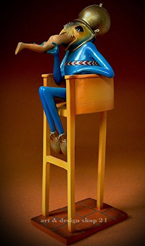 HIERONYMUS BOSCH 'Teufel auf Nachtopf' MUSEUMS Skulptur - aus 'Garten der Lüste'