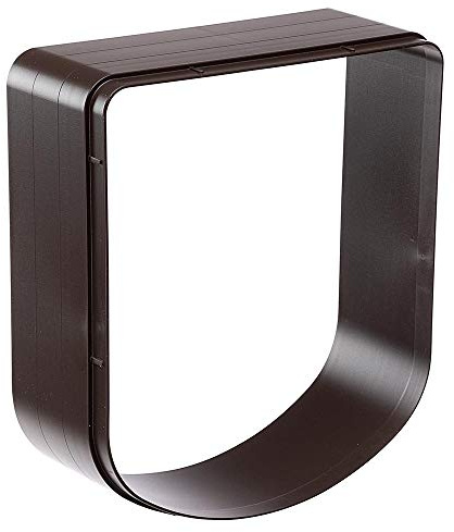 Ferplast Extension for door for cats and small dogs Swing door SWING 3 and 5 EXTENSION 16.3 x 5 x h 18.4 cm - Depth: 5 cm, Brown