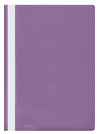 25 Schnellhefter PP Kunststoff Hefter dunkel violett