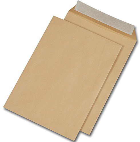 1000 Versandtaschen C4 229 x 324 mm HK ohne Fenster braun dimapax