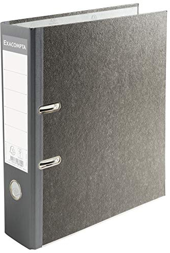 Exacompta Classeur Kaschierter Karton Papier, DIN A4, grau