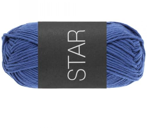 LANA GROSSA Star | Topflappen-Baumwolle | Handstrickgarn aus 100% Baumwolle | 50g Wolle zum Stricken & Häkeln | 90m Garn FB54