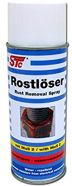 STC Rostlöser Spray 400 ml mit MoS2 Schmiermittel Rostentferner Kriechöl Kontaktspray