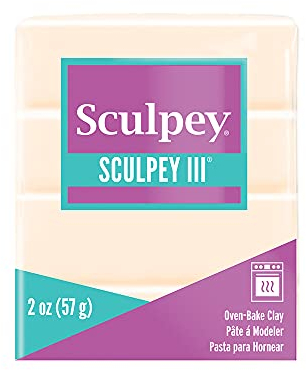 Polyform Argilla polimerica Sculpey III 2 Once-traslucido 57 gr