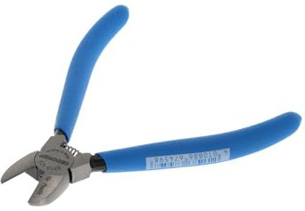 GEDORE Seitenschneider für Kunststoff, selbstöffnend, Länge 140 mm, Antirutsch-Griff, 8313-140 TL