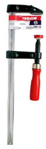 Ironside Schraubzwinge 120 x 500 mm mit Holzheft/Stahlschiene, 1 Stück, 820117