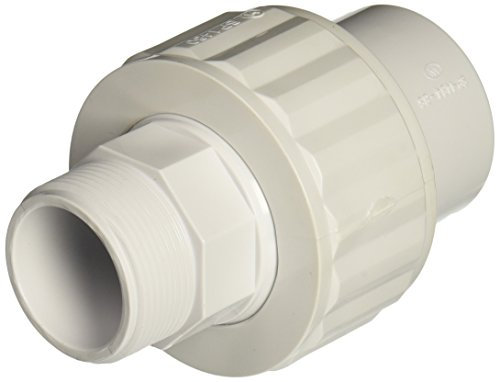 Hayward SP1484 1-1/2-Inch MIP by 1-1/2-Inch Socket White ABS Full-Flo Self-Aligning Double End Male/Female Union