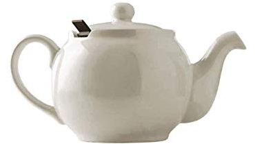 London Teapot Company-Chatsford 2-Cup Teapot with One Brown Filter, Cream
